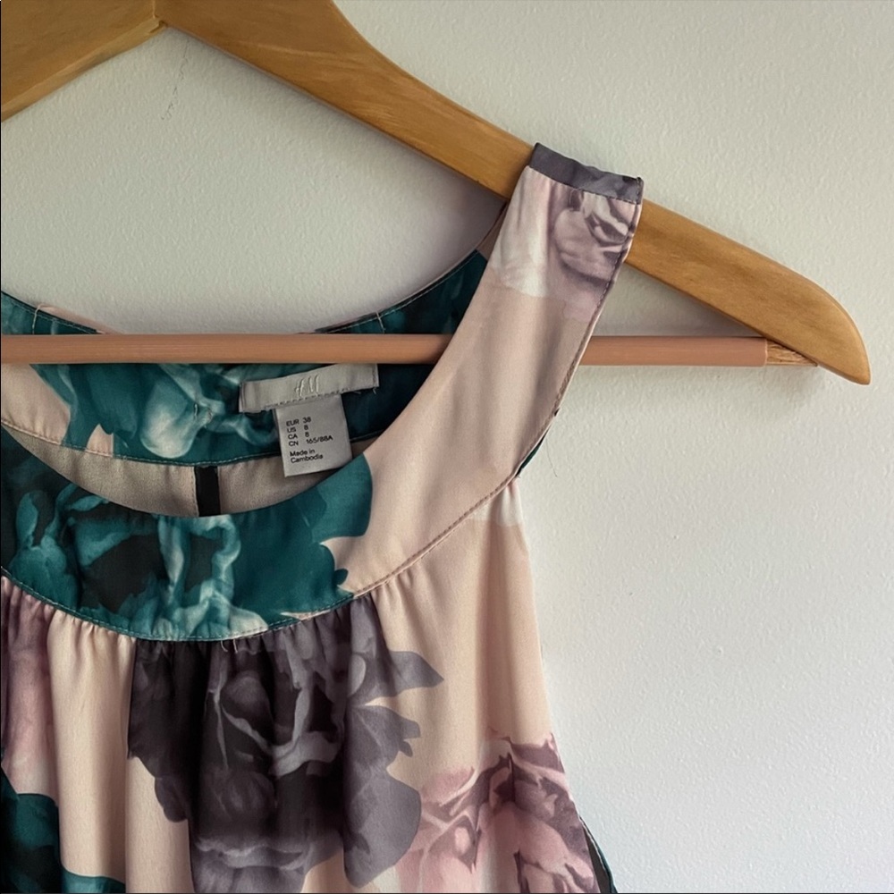 • FLORAL PRINT SWING DRESS • - Picture 4 of 5